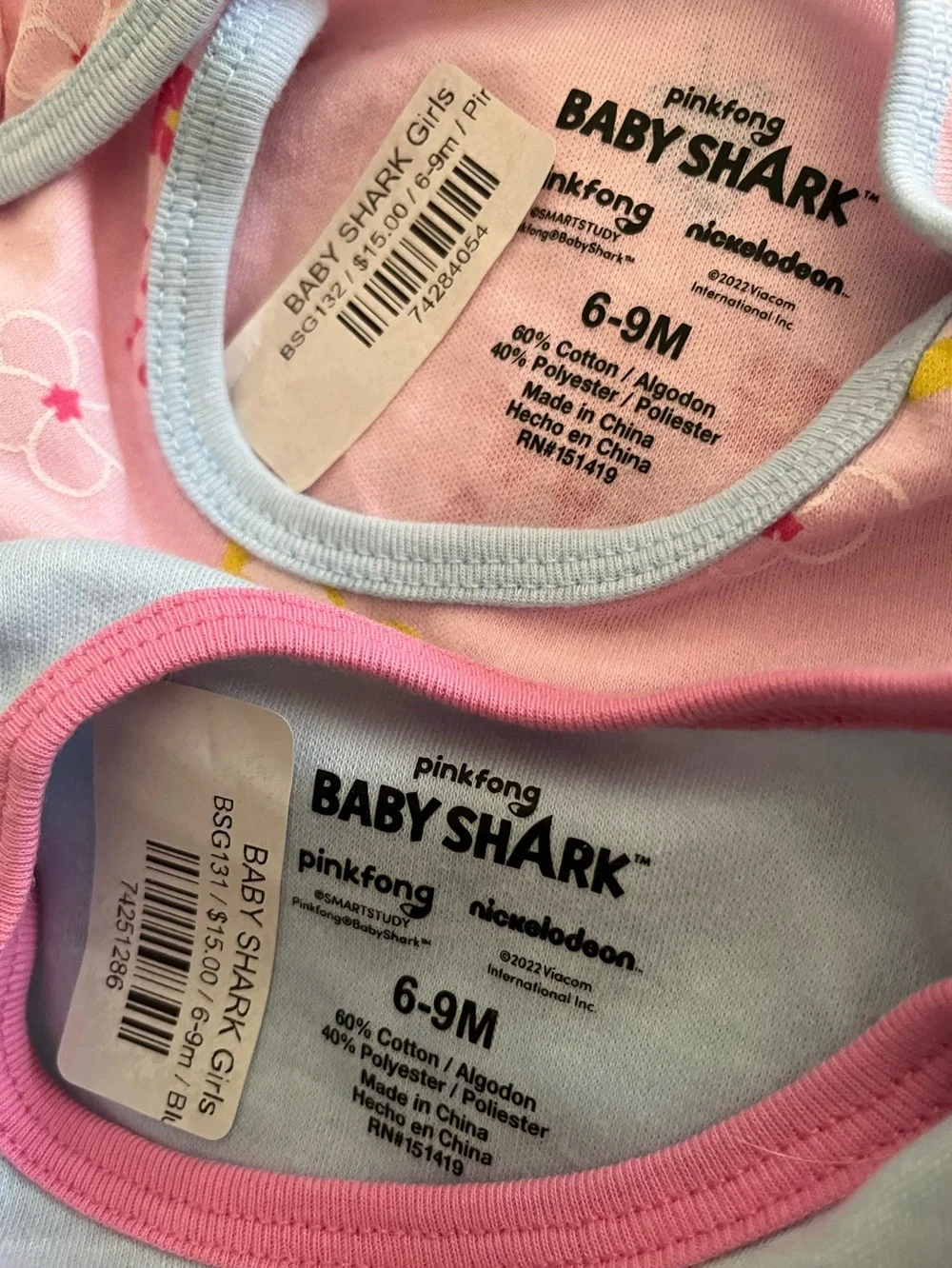 Baby Shark Onesies Set